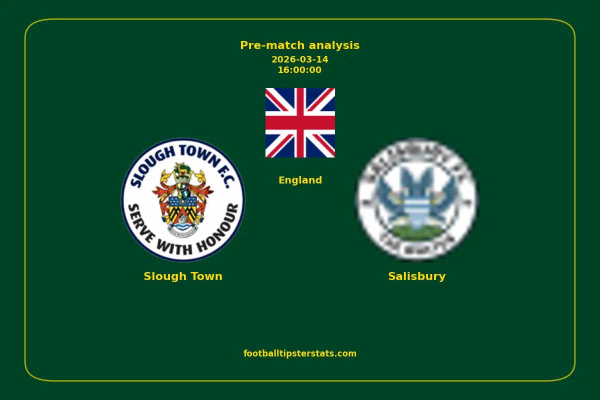 Pre-match analysis: Slough Town vs Salisbury on 2026-03-14
